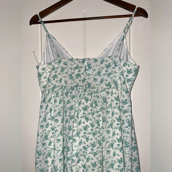 Vanilla Bay Coquette Maxi Dress Milkmaid Floral Ethereal Coconut Girl‎  Women M - Picture 5 of 12